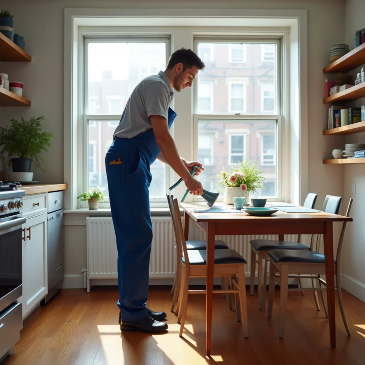 Astoria residence prepared for professional house cleaning in New York