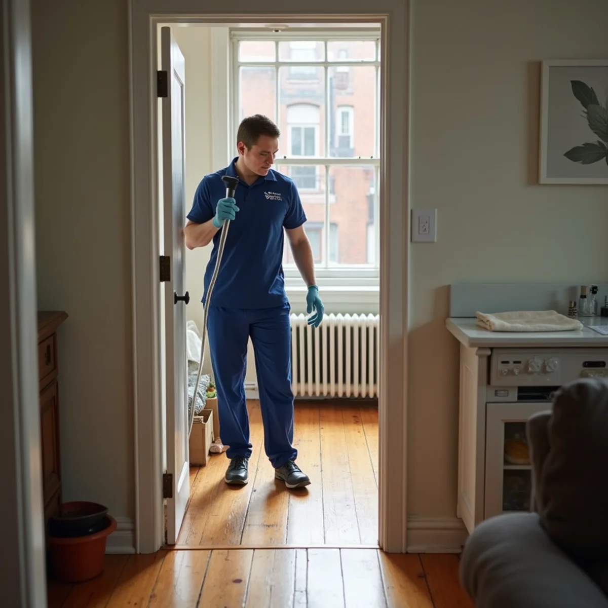 Bronx residence prepared for professional house cleaning in New York