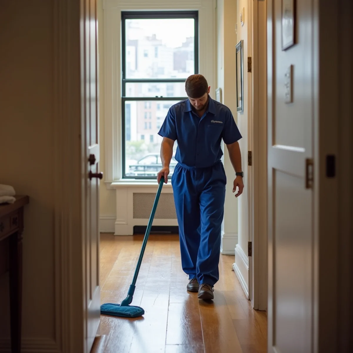 Manhattan residence prepared for professional house cleaning in New York