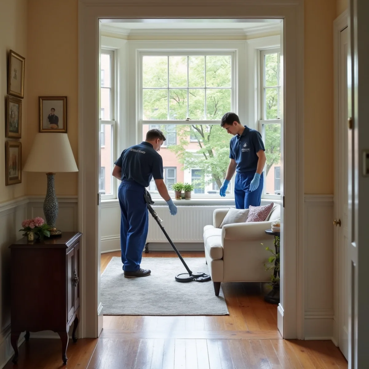 Upper East Side residence prepared for professional house cleaning in New York