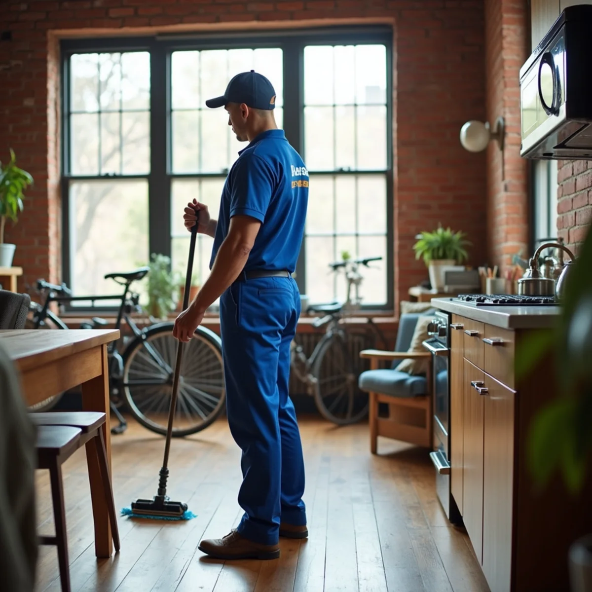 Williamsburg residence prepared for professional house cleaning in New York