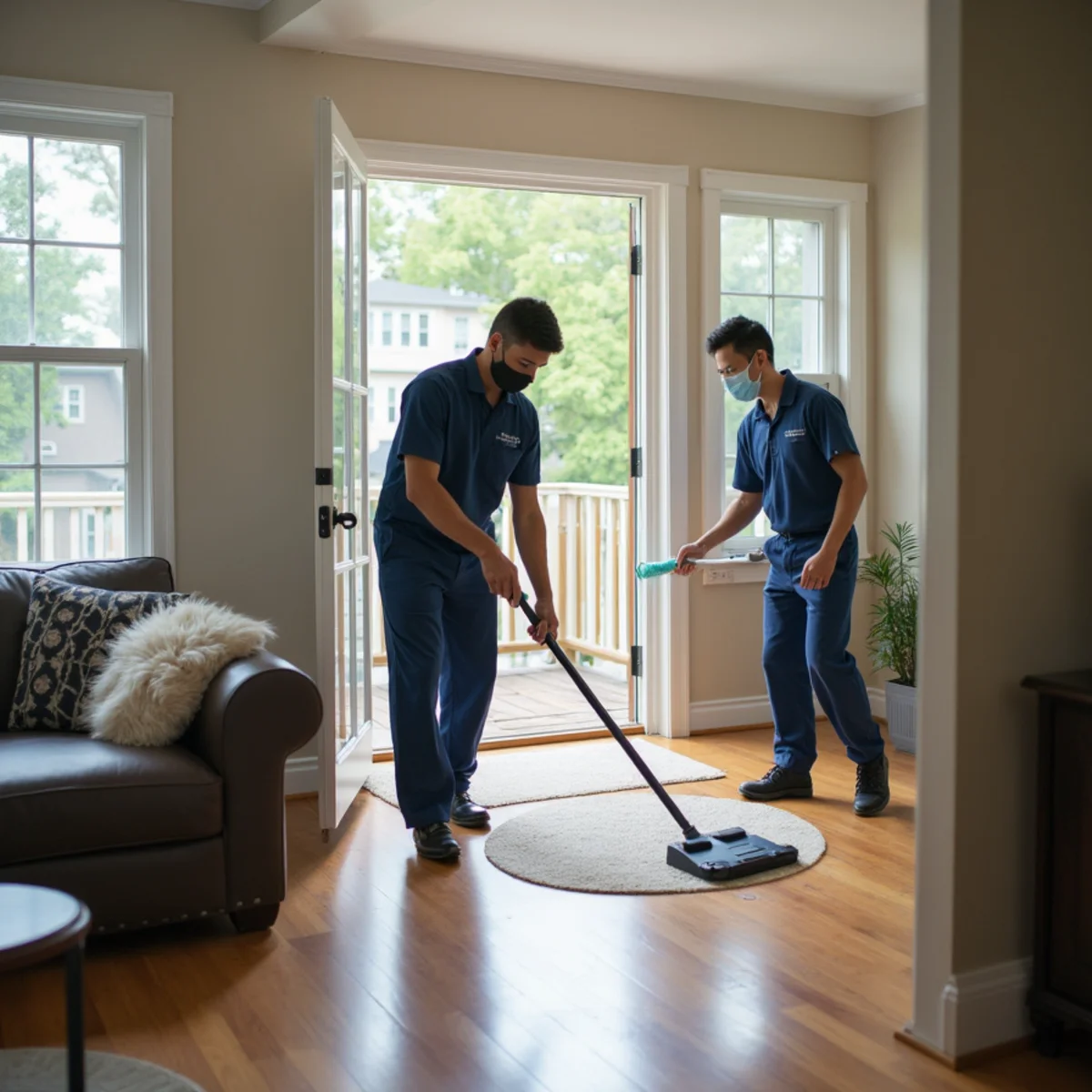 Yonkers residence prepared for professional house cleaning in New York